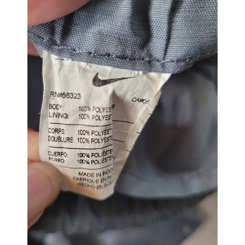 Nike Brasilia Drawstring Gym Sack Gray Black Cinch Bag Backpack BA5338-064 Mens